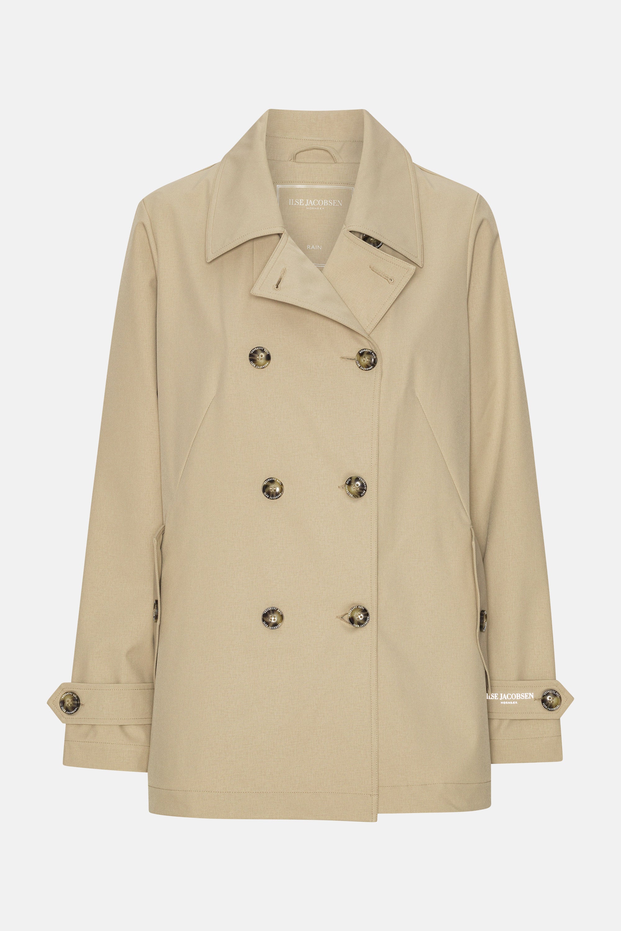 Regen Peacoat - White Pepper